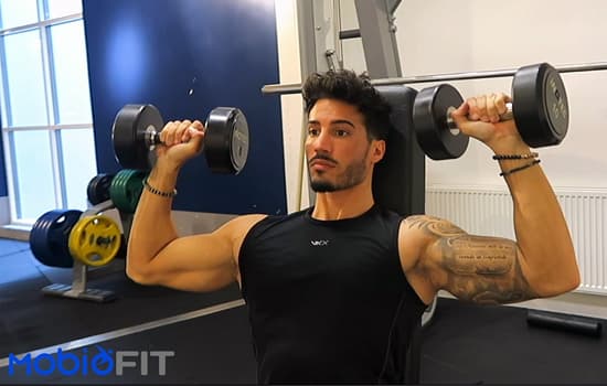 Seated Shoulder Dumbbell Press