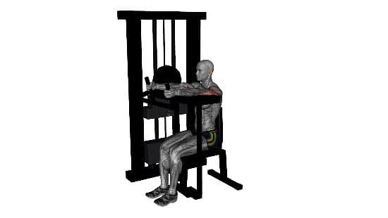 Tricep extension machine