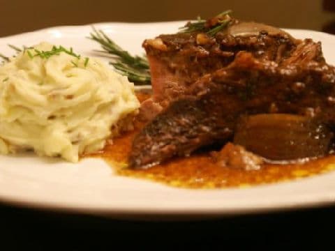 No Fuss Sunday Slow-Cooker Balsamic Pot Roast