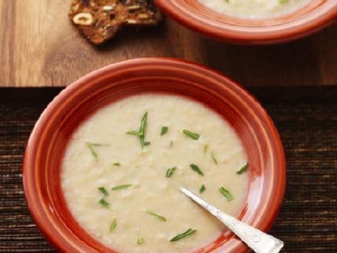 Tuscan White Bean Soup with Olive Oil and Rosemary