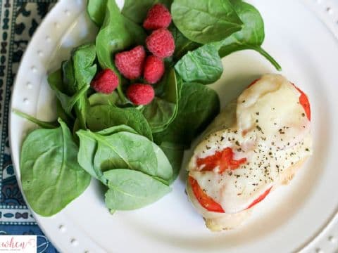 Basil Infused Balsamic Oven Baked Chicken